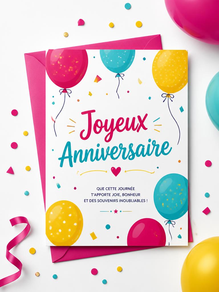 Joyeux anniversaire ballons
