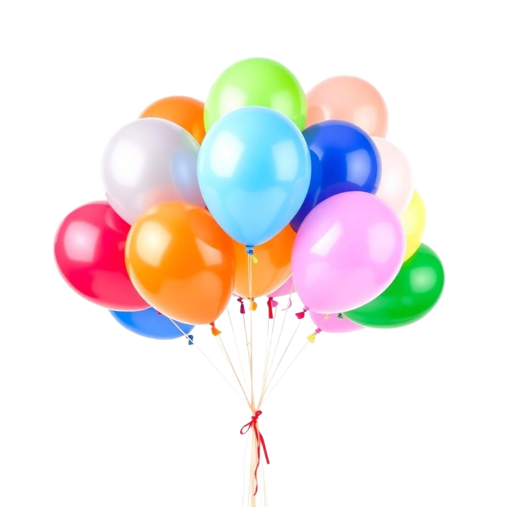 Bouquet 10 ballons hélium