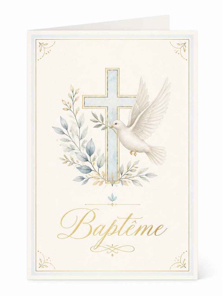 Baptême colombe