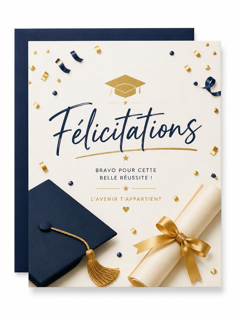 Félicitations diplôme