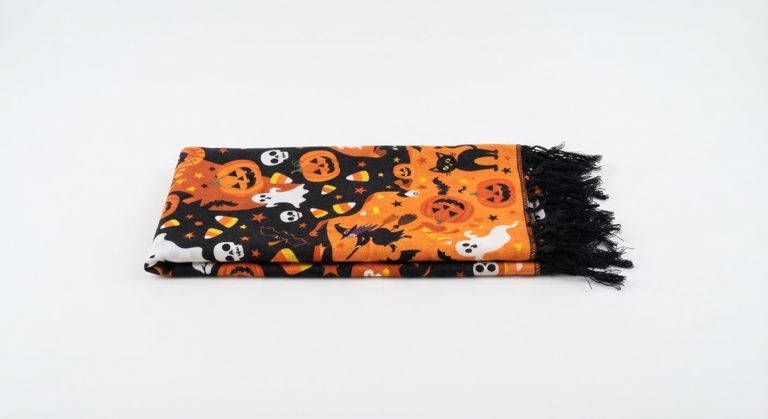 Echarpe thème halloween