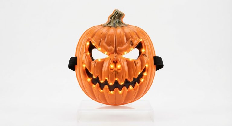 Masque citrouille LED