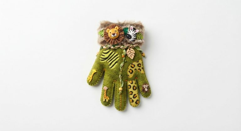 Gants thème jungle safari