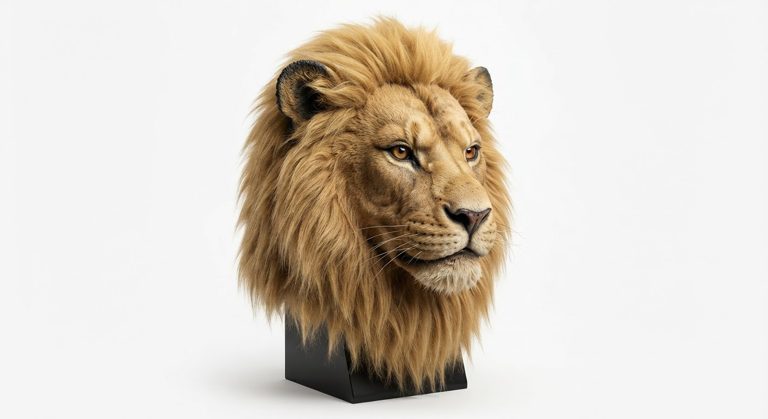 Masque lion réaliste