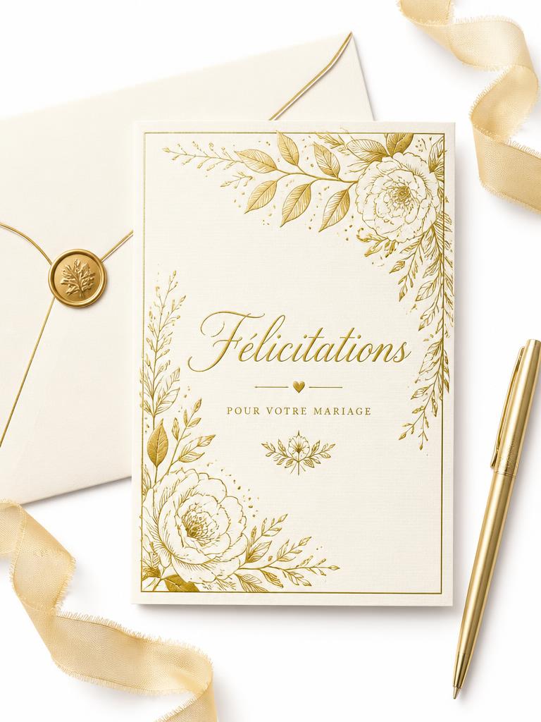 Mariage floral or