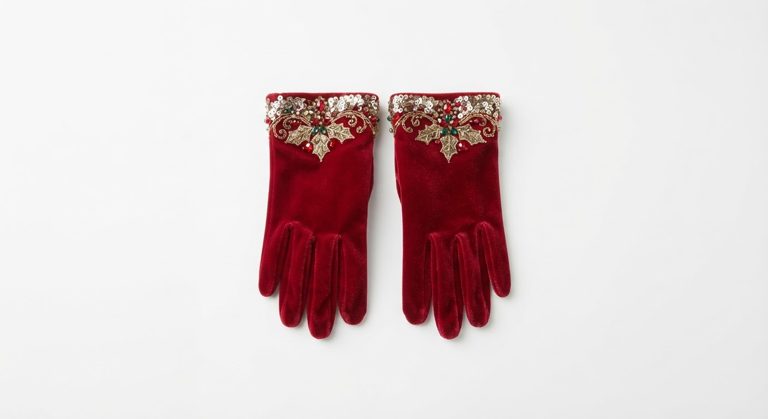Gants thème noel