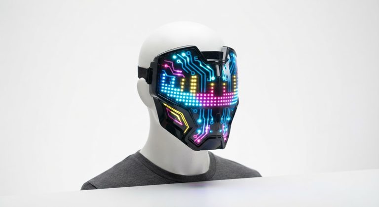 Masque LED réactif