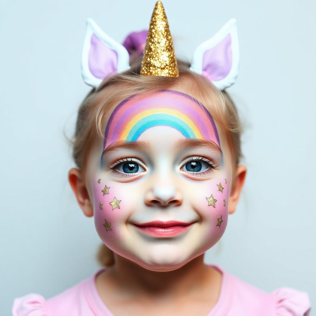 Licorne magique arc-en-ciel